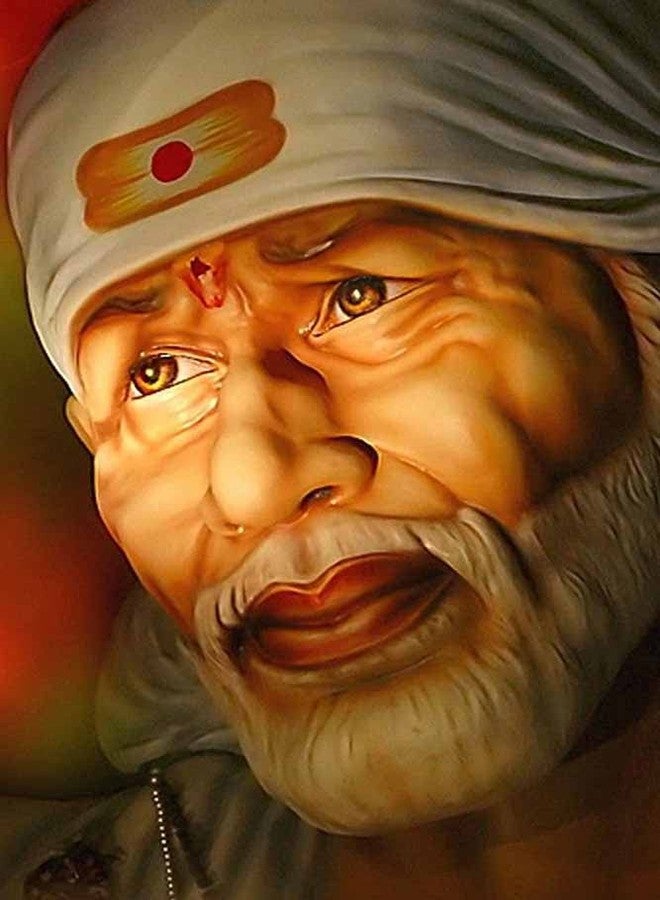 Decals Creation Shirdi Sai Baba Religious Sticker Poster for Living Room Bedroom for Home Hall Décor (Size - 45 Cm X 30 Cm) - Image 2
